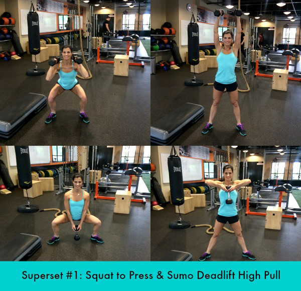 Total Body Dumbbell Superset Workout Peanut Butter Runner