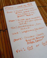 Weekly Menu Plan, Engagement Party and WAFFLES