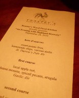 Rooster's Highland Brewery Dinner