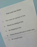 Free Cone Day!