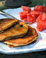 Weekend Eats + Banana Blueberry Pancake Recipe