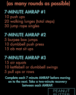 7 Minute AMRAPs Workout