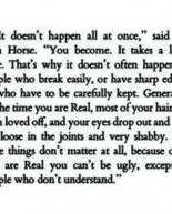 On Being Real And Letting Go