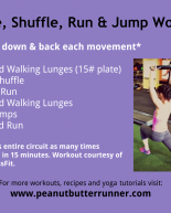 Lunge, Shuffle, Run & Jump Workout