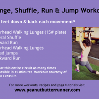 Lunge, Shuffle, Run & Jump Workout