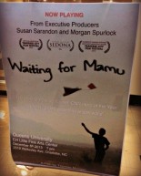 Waiting for Mamu + Supporting a CNN Hero of the Year