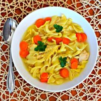 Made from Scratch Homemade Chicken Noodle Soup with Turmeric