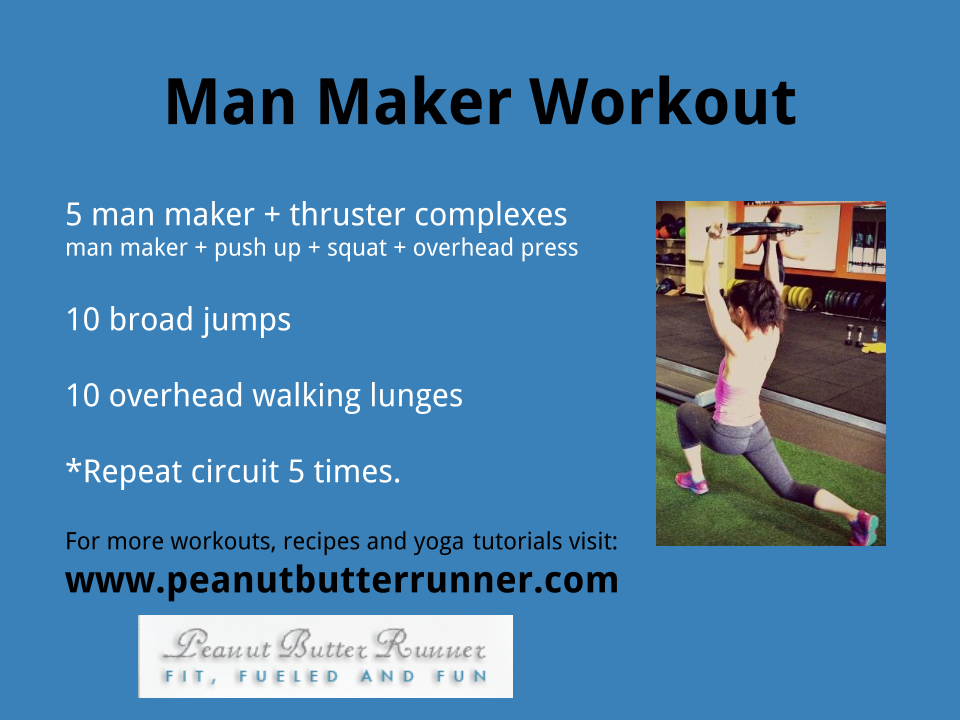 Man maker exercise clearance