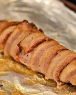 Easy Bacon Wrapped Pork Tenderloin {Recipe}
