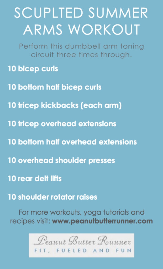 Sculpted Summer Arms Dumbbell Workout