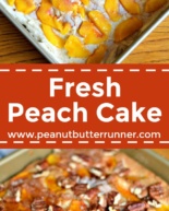 Fresh Peach Cake {Recipe}