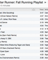 Fall Running Playlist