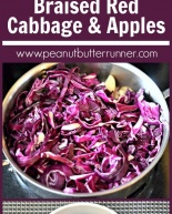 Braised Red Cabbage with Red Onion, Apples and Balsamic