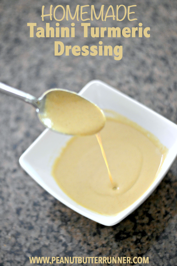 Homemade Tahini Turmeric Dressing Recipe
