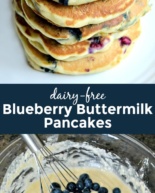 Dairy-Free Blueberry Buttermilk Pancakes