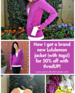 How I Got a Brand new Lululemon Jacket for 50% Off + $250 thredUP Giveaway