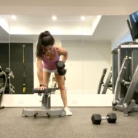 Sunday Morning Stuff + Glutes, Chest and Back Dumbbell Workout