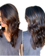 Brunette Balayage + Finnie the Pooh