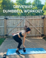 One Dumbbell Driveway Workout + The Week & Faves