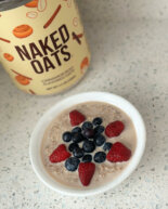 Cinnamon Roll Protein Overnight Oats