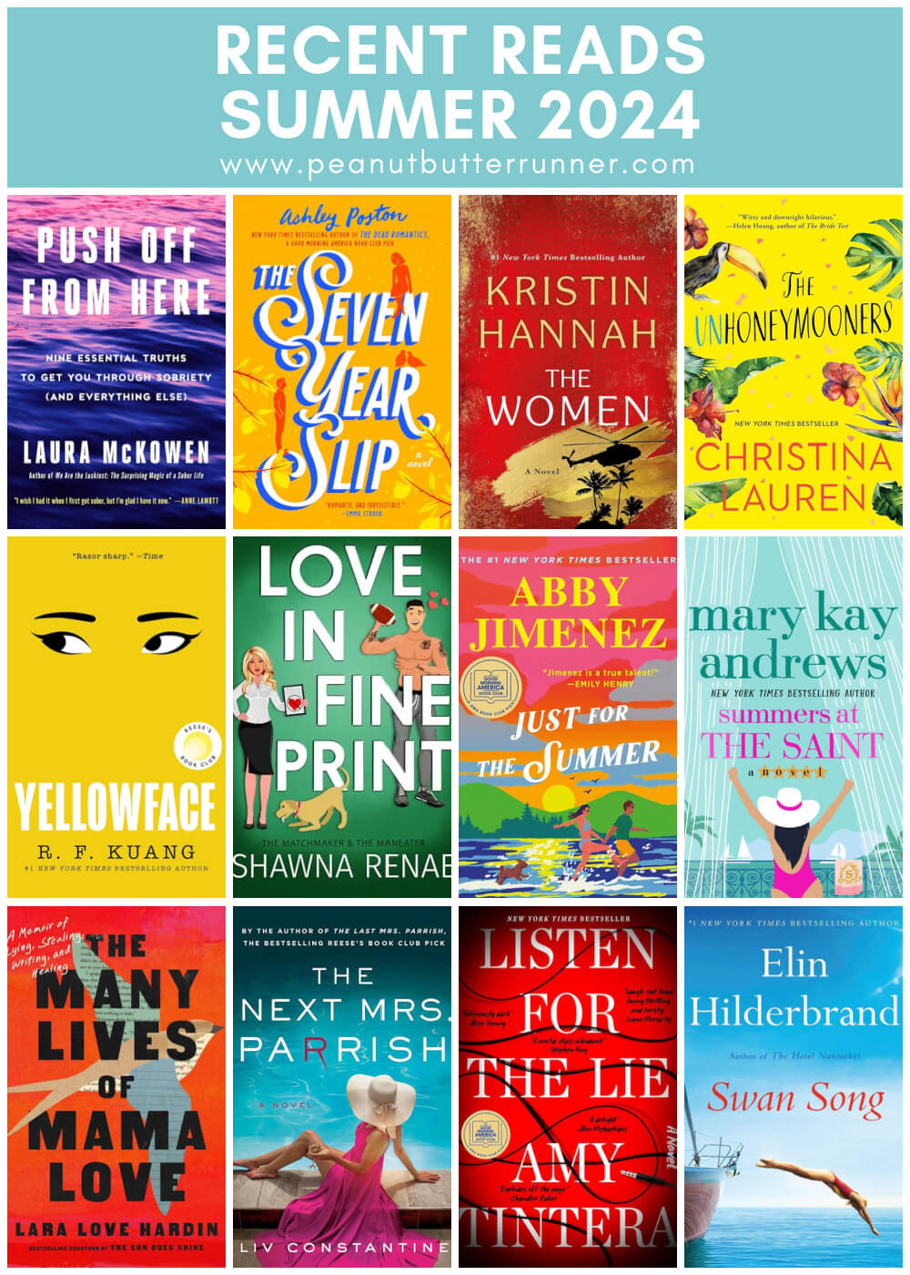 Recent Reads Summer 2024 Peanut Butter Runner recent-reads-summer-2024-peanut-butter-runner