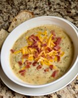 Potato and Broccoli Cheddar Soup
