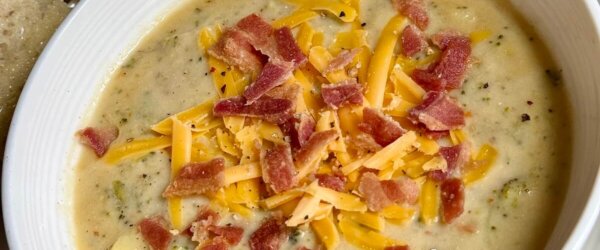 Potato and Broccoli Cheddar Soup
